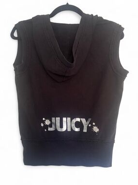 Vtg Juicy Couture Sleeveless Hoodie